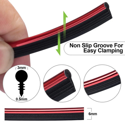 Car Interior Trim Strips Universal Car Gap Fillers Automobile Molding Line Decorative Accessories DIY Flexible Strip Garnish