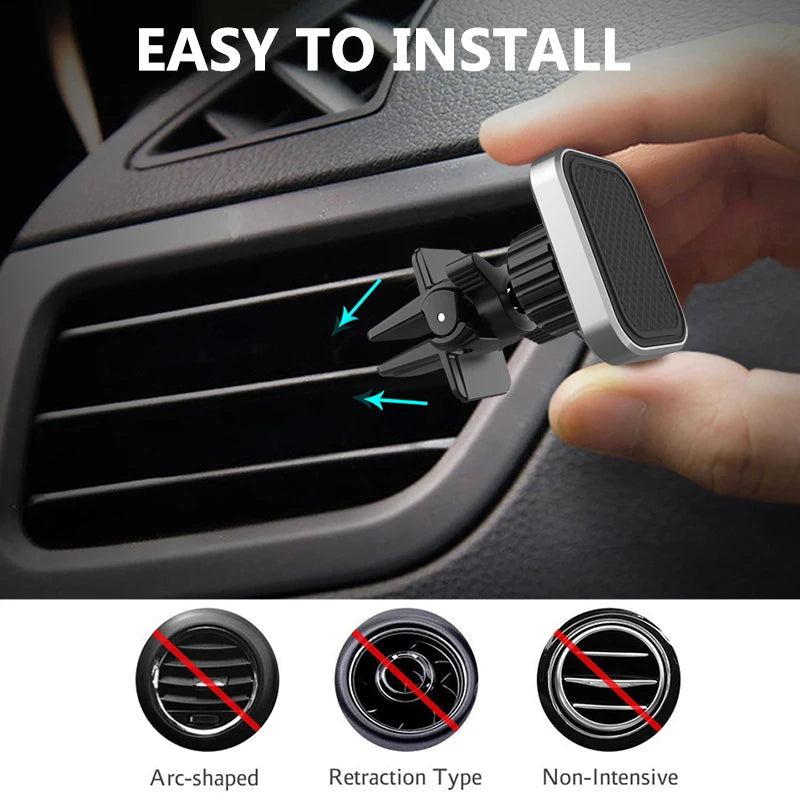 Car Phone Vents Magnetic Phone Stand Universal Mobile Smartphone Stand Magnetic Stand for Iphone Xs Max X