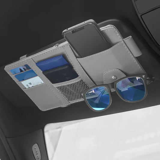 Car Visor Organizer Car Visor Sunglasses Holder Visor Accessories for Trucks Interior Car Accessories Visor Organizer for Trucks