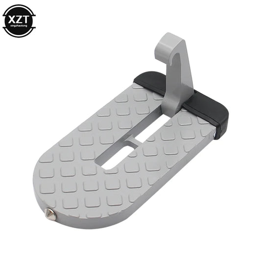 Foldable Car Door Step Pedal Universal Auto Rooftop Luggage Ladder Hooked Foot Pegs Doorstep Safety Hammer Car Accessories